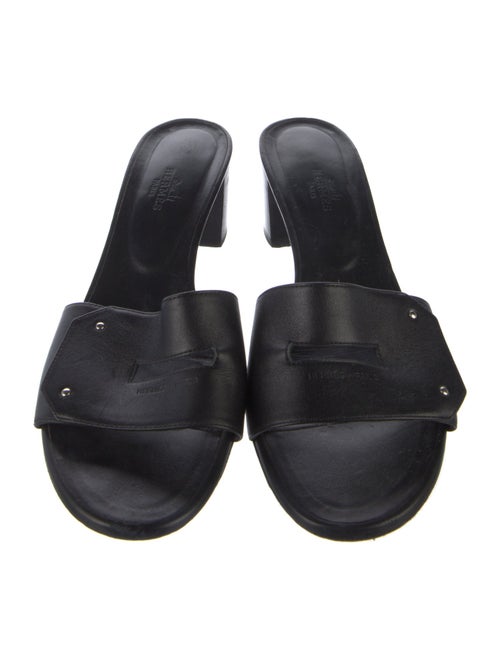 Hermès Calfskin Cutout Accent Slides