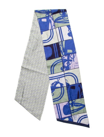 Hermès Brides de Gala En Desordre Maxi Twilly Scarf