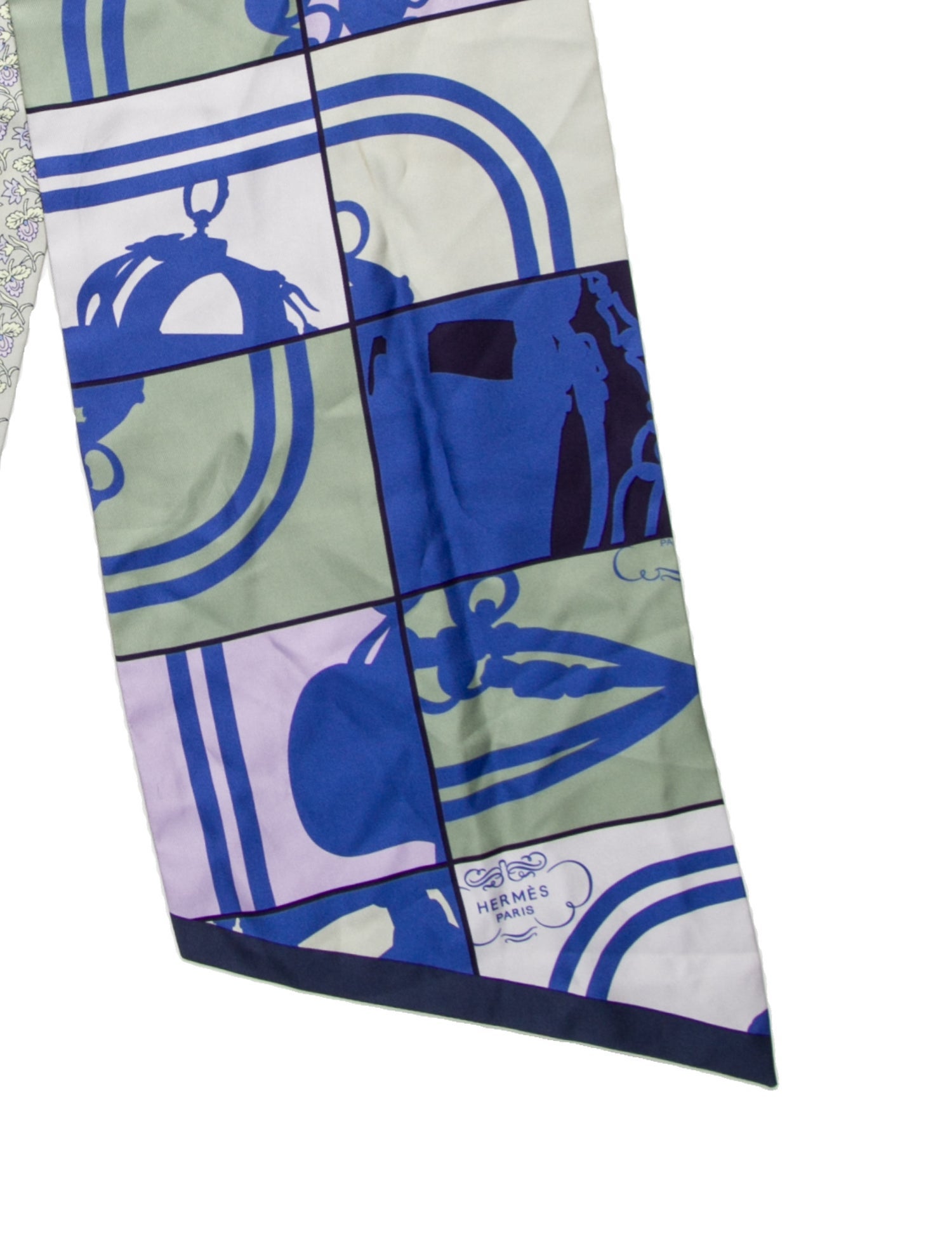 Hermès Brides de Gala En Desordre Maxi Twilly Scarf