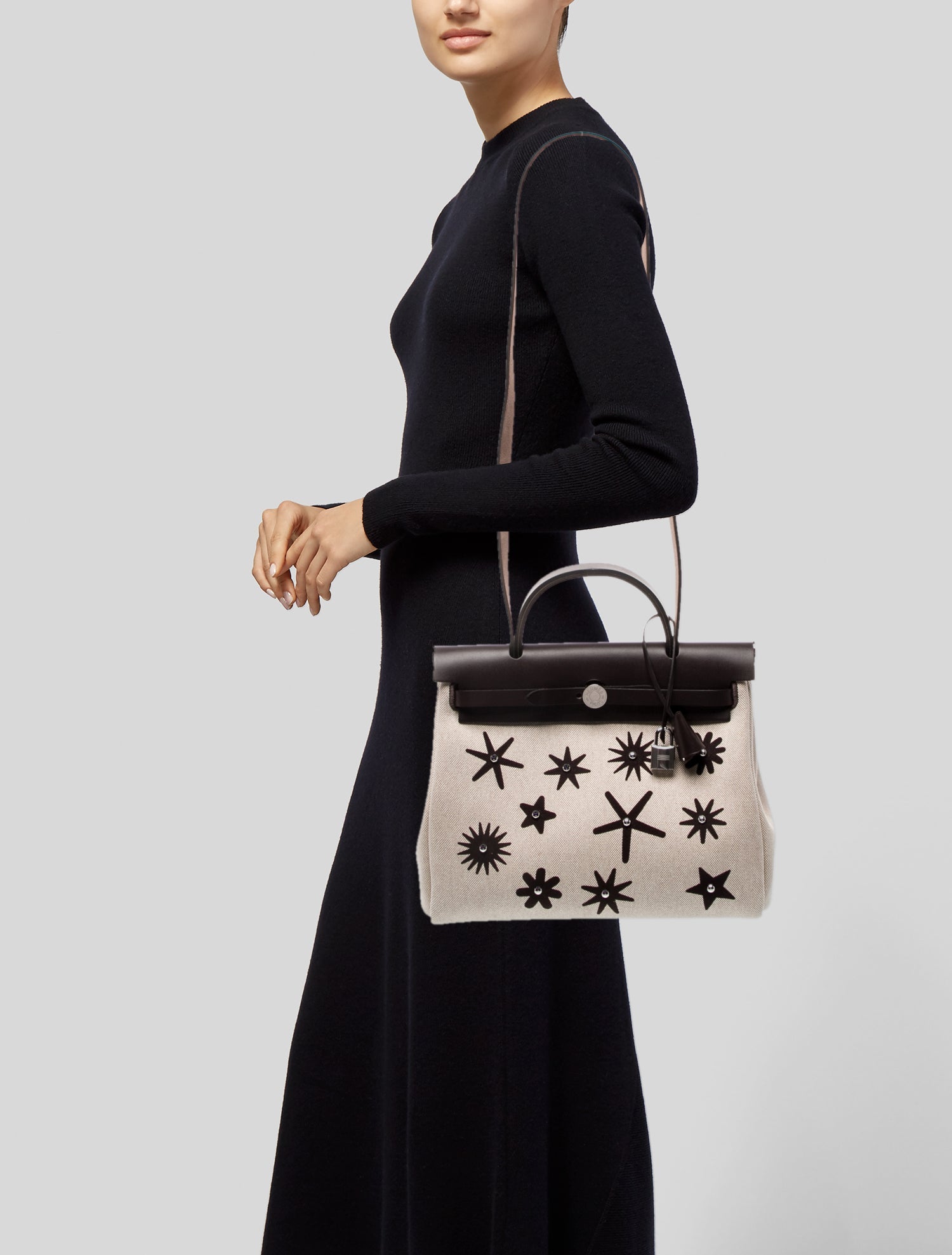 Hermès 2024 Toile H Hobnailed Herbag Zip 31