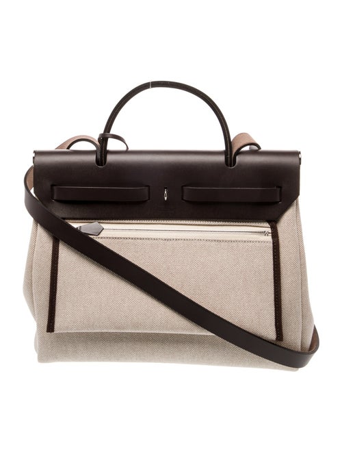 Hermès 2024 Toile H Hobnailed Herbag Zip 31