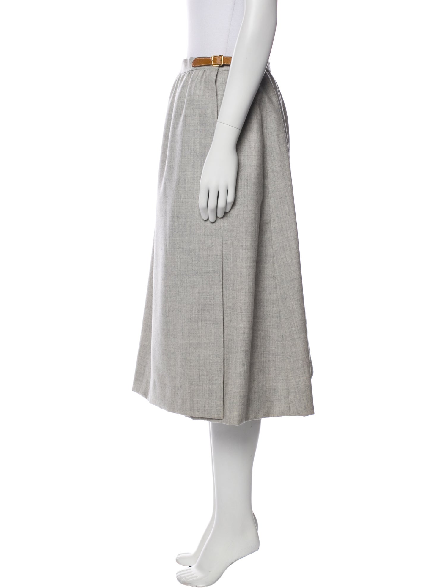 Hermès Vintage Midi Length Skirt