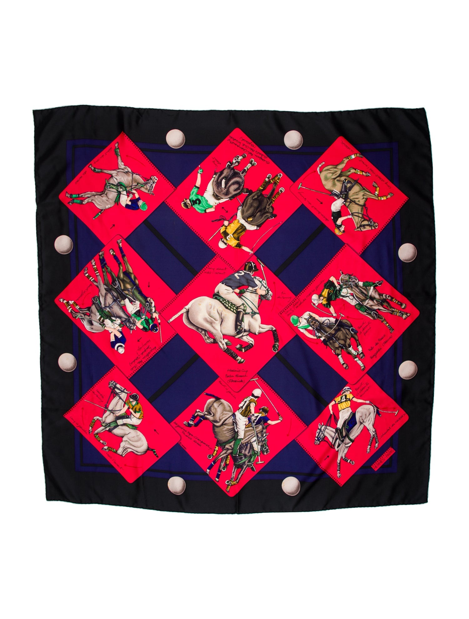 Hermès Hermès Cup Palm Beach Silk Scarf