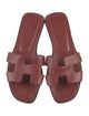 Hermès Oran Leather Slides