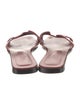 Hermès Oran Leather Slides