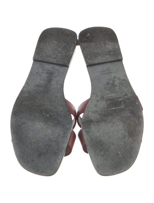 Hermès Oran Leather Slides