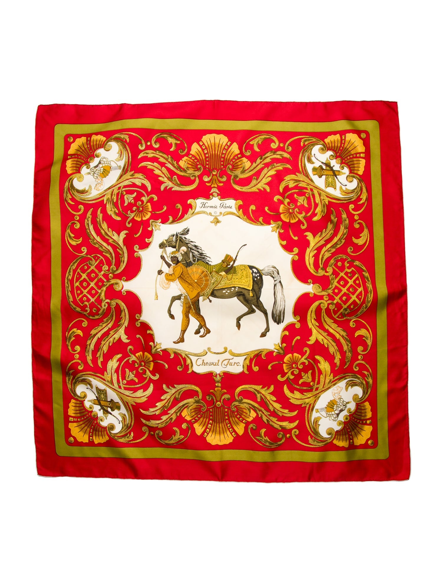 Hermès Cheval Turc Silk Scarf