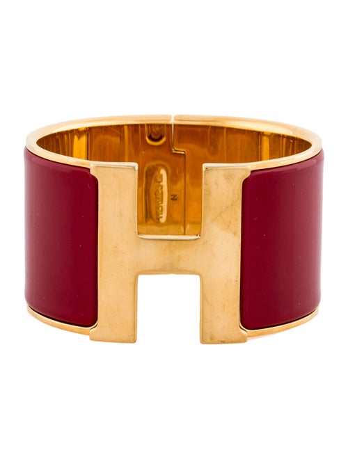 Hermès Enamel Extra Wide Clic Clac H Bracelet