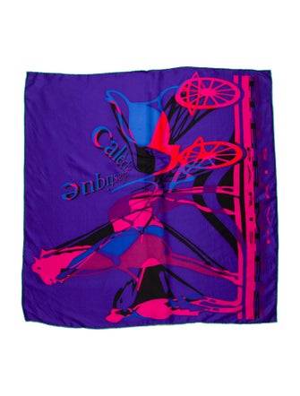 Hermès Calèche Élastique Silk Scarf