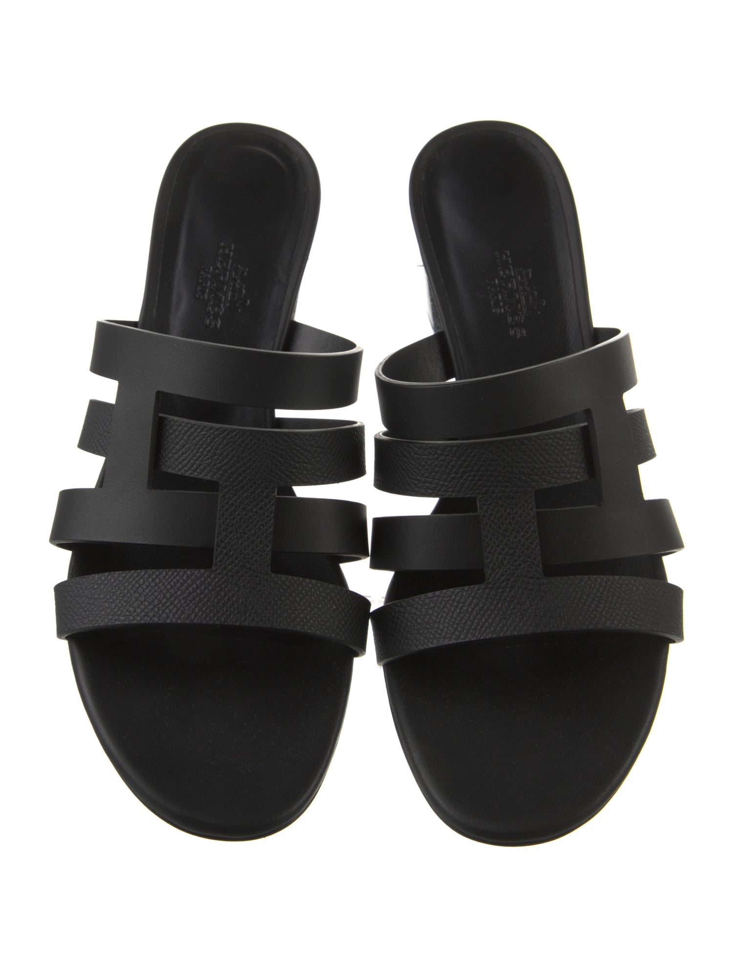 Hermès Amica H Logo Mules