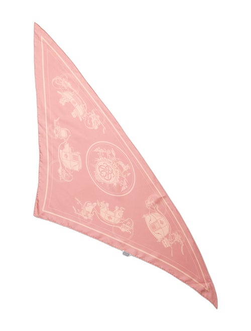 Hermès Ex-Libris Triangle Scarf