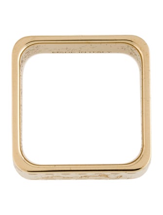 Hermès Permabrass Bolduc Scarf 90 Ring