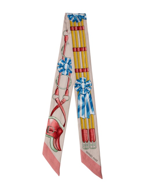 Hermès Jumping Silk Twilly Scarf