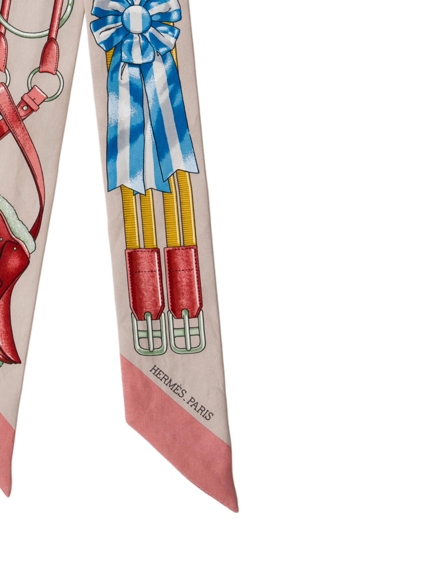 Hermès Jumping Silk Twilly Scarf