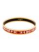 Hermès Narrow Enamel Bangle Bracelet