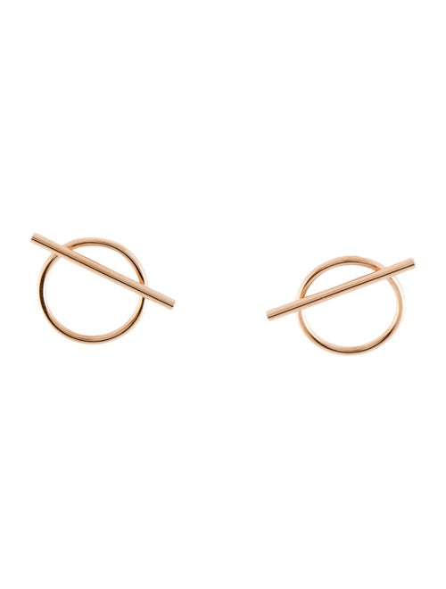 Hermès 18K Echappee Earrings, Medium Model