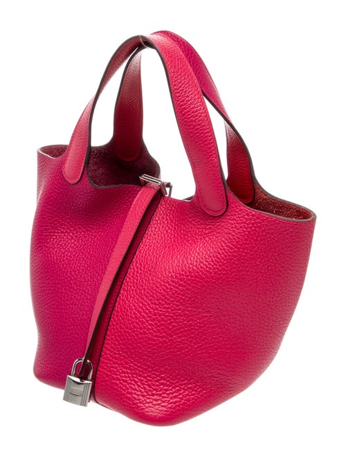 Hermès Clemence Casque Picotin Lock 18