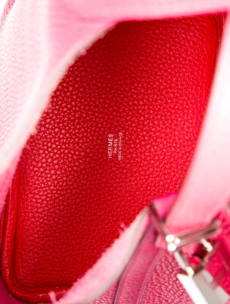 Hermès Clemence Casque Picotin Lock 18