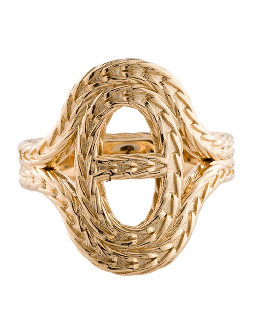 Hermès 18K Medium Chaine d'Ancre Danae Ring