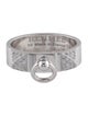 Hermès 18K Diamond Small Collier de Chien Ring