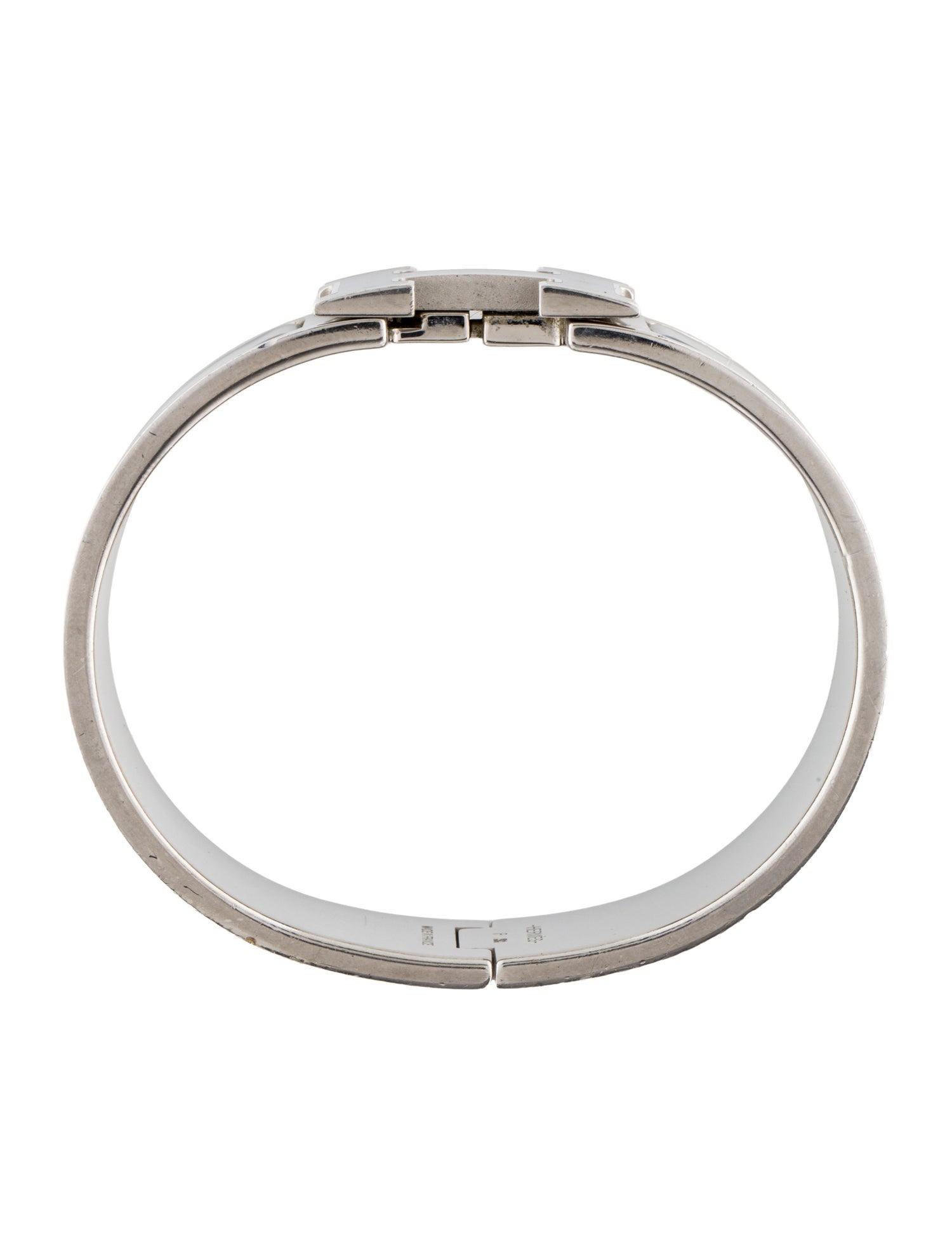 Hermès Enamel Clic Clac H w/ Enamel Turnlock Bracelet