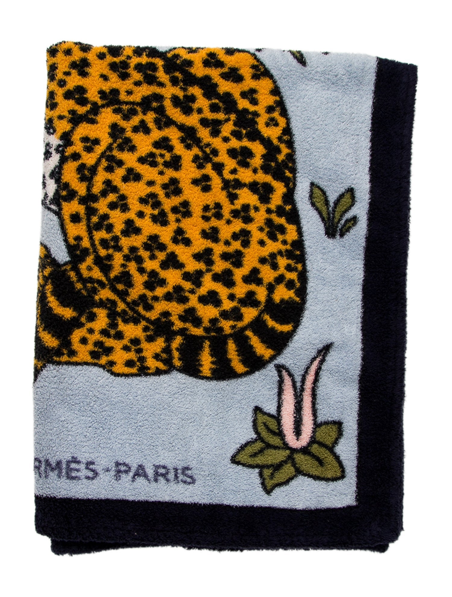 Hermès Les Leopards Beach Towel
