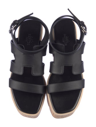 Hermès Havane 30 Leather Sandals