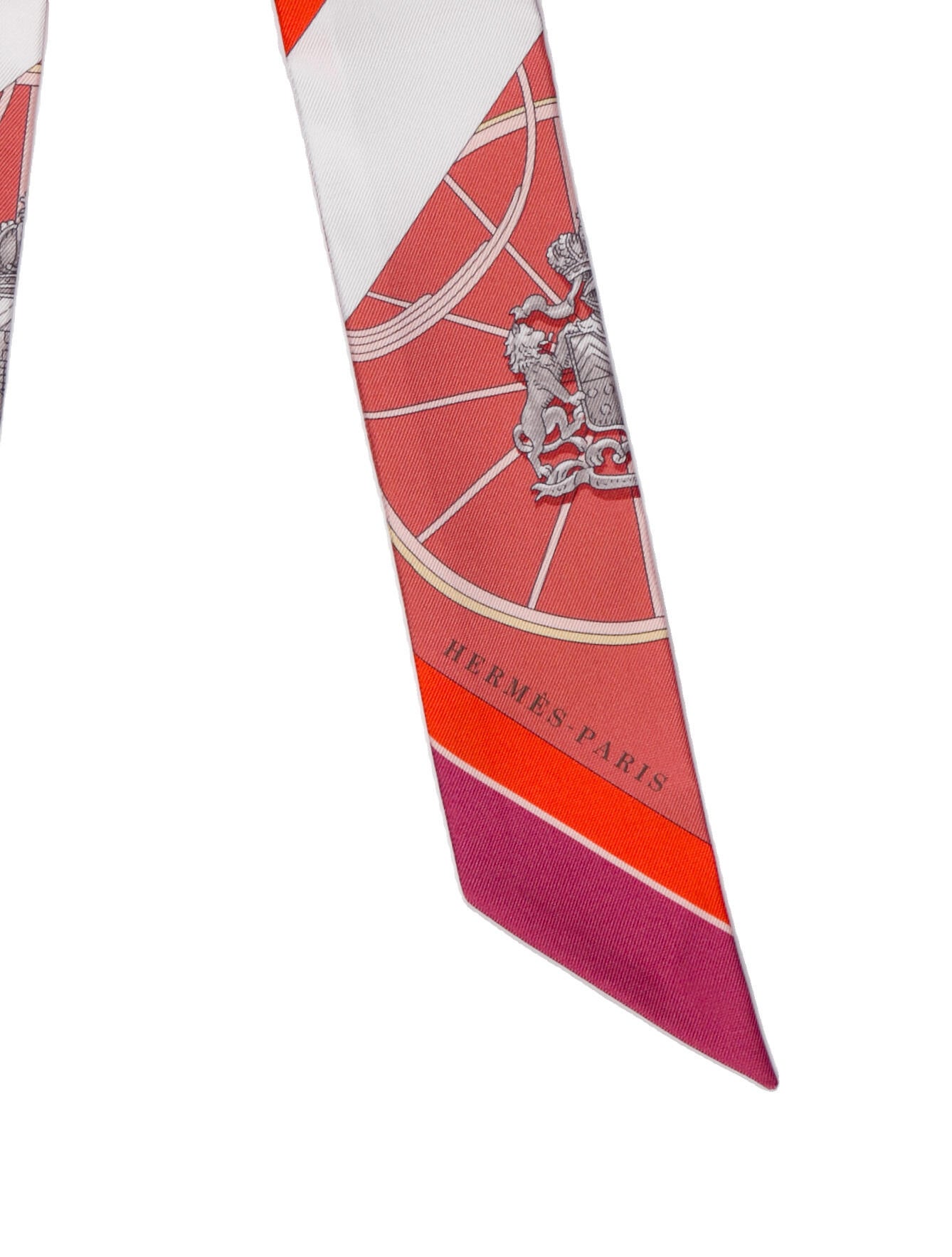 Hermès Springs Springs Silk Twilly Scarf w/ Tags