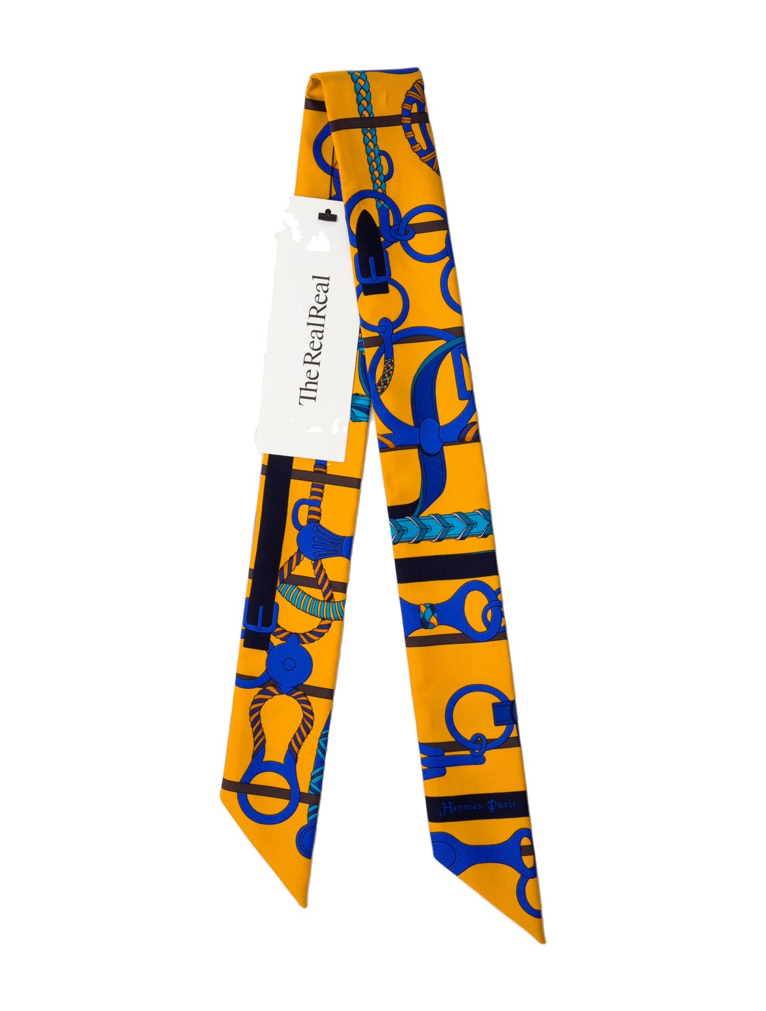 Hermès Panoplie Equestre Silk Twilly Scarf