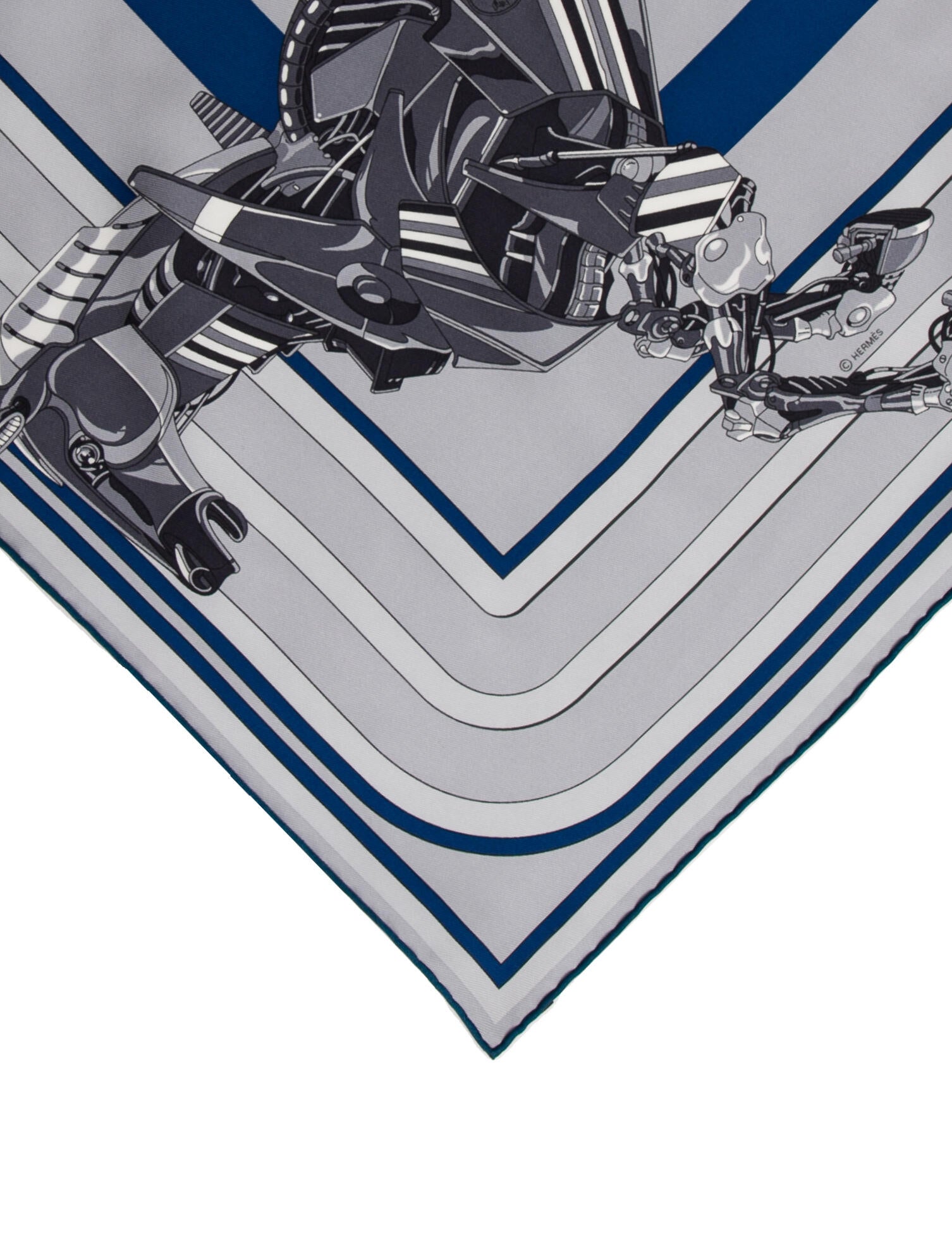 Hermès Robocabar Silk Scarf