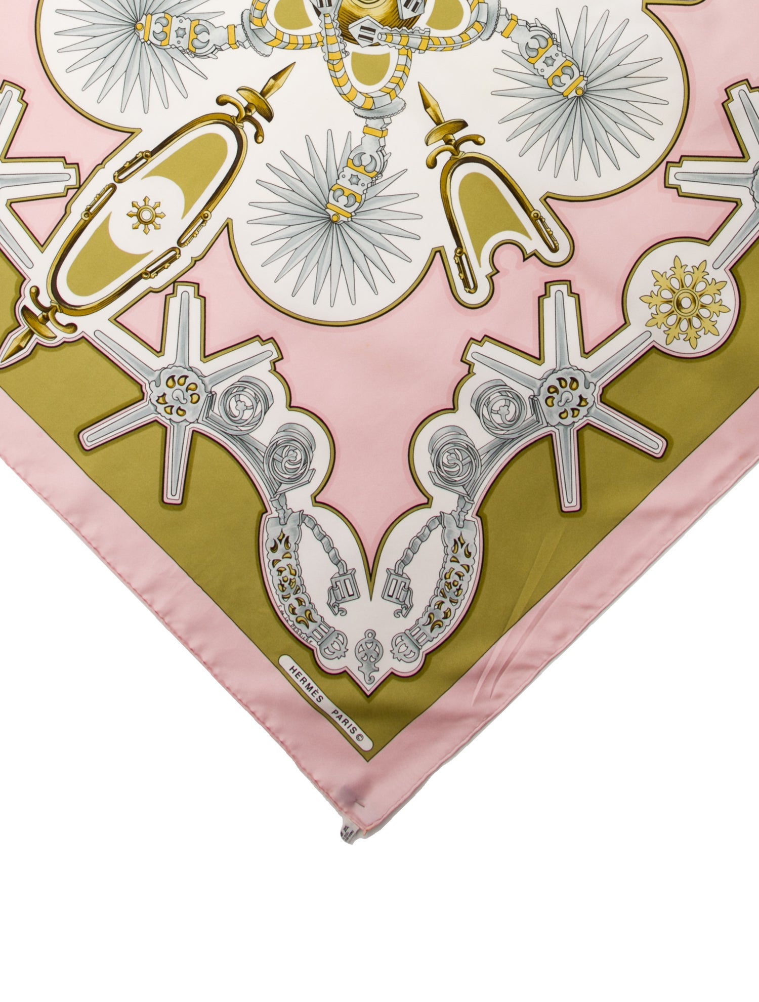 Hermès Les Eperons Silk Scarf