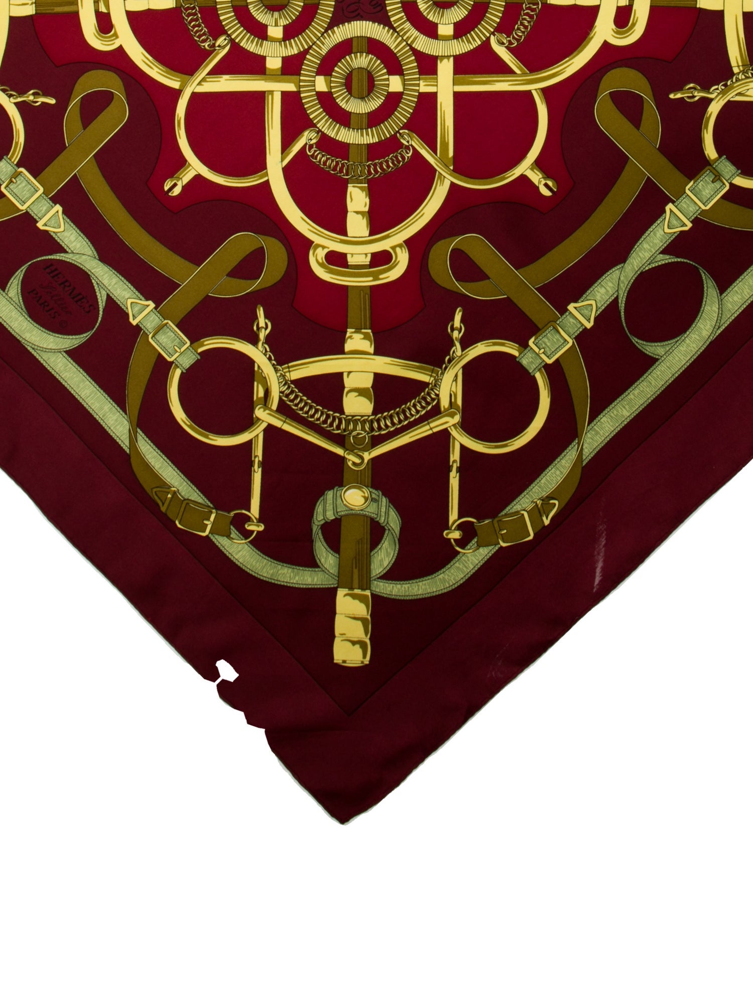 Hermès Eperon D'Or Silk Scarf