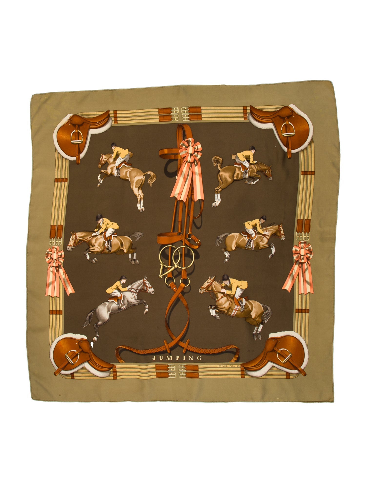 Hermès Jumping Silk Scarf