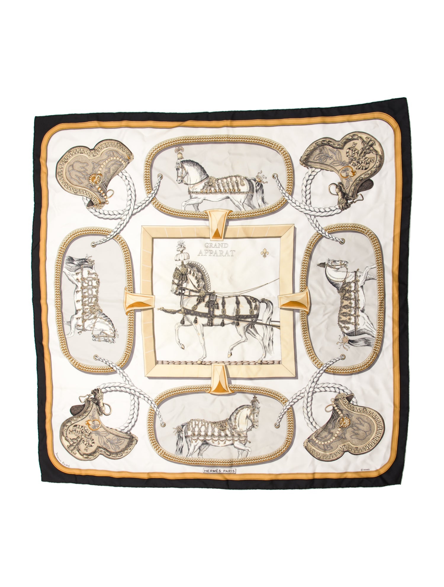 Hermès Grand Apparat Silk Scarf