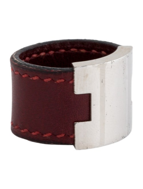 Hermès Leather Lurie Band Ring