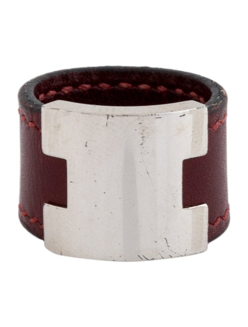 Hermès Leather Lurie Band Ring