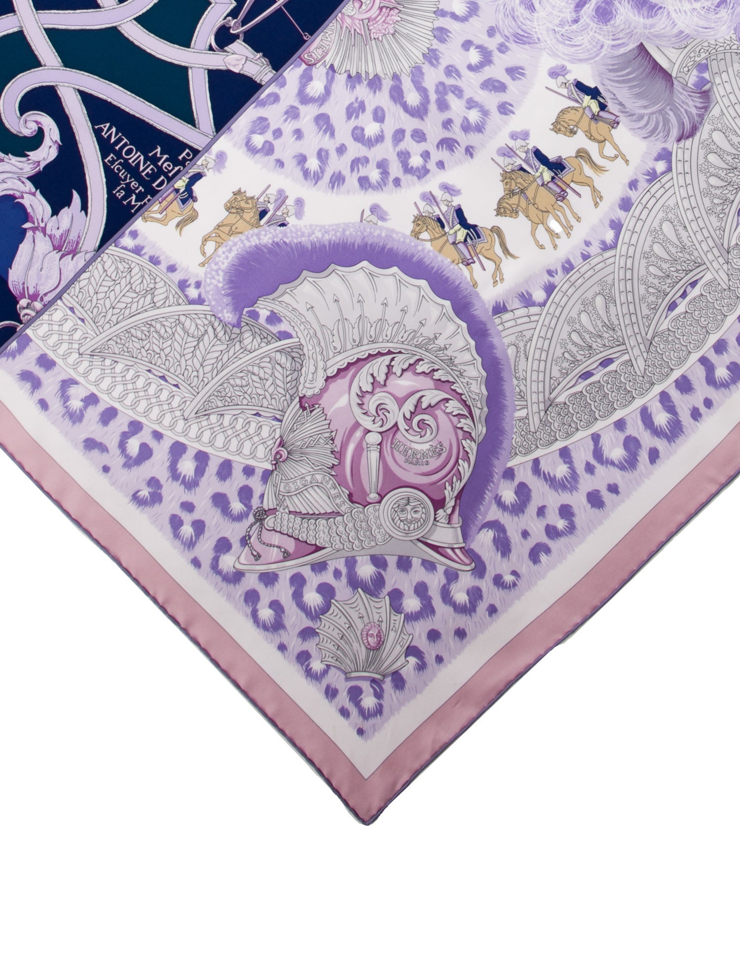 Hermès Plumets du Roy Silk Scarf