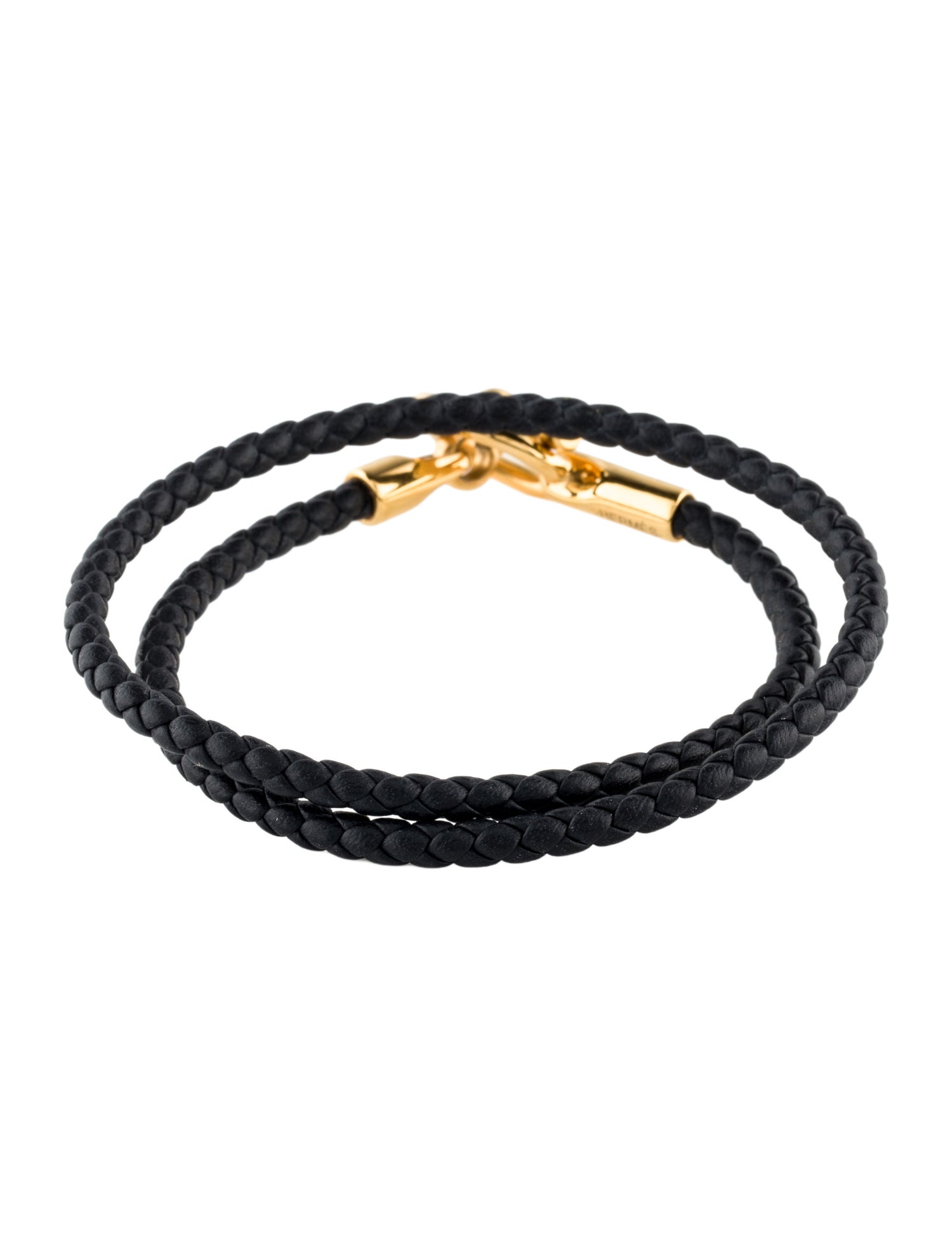 Hermès Leather Glenan Double Tour Wrap Bracelet