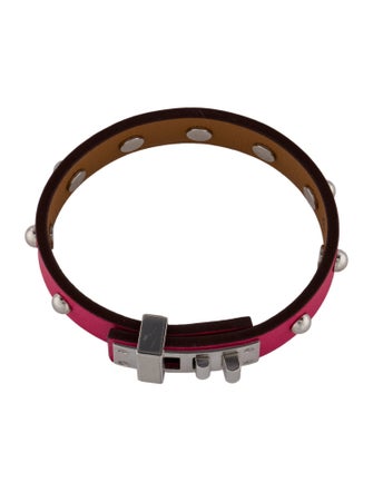 Hermès Mini Dog Clous Round Wrap Bracelet