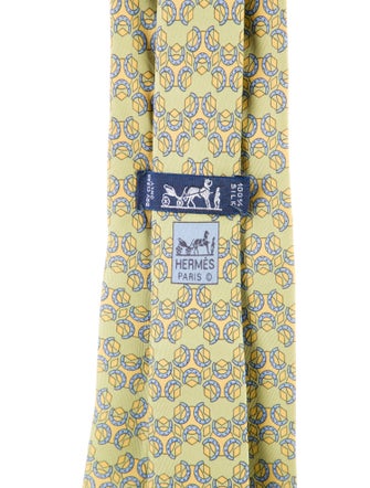 Hermès Silk Pattern Tie