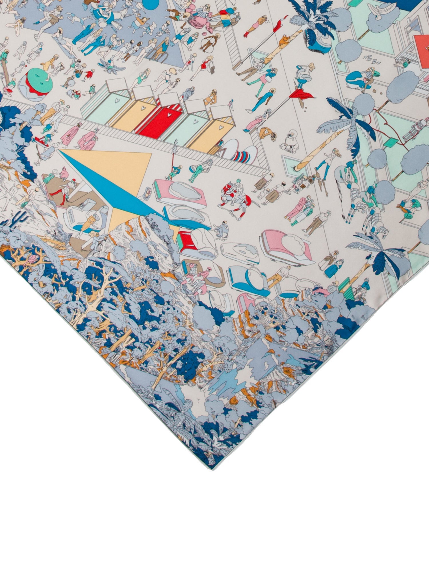 Hermès on The Beach Silk Scarf w/ Tags