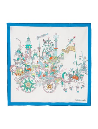 Hermès La Folle Parade Zoom Scarf