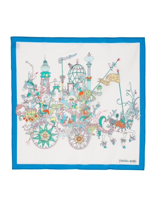 Hermès La Folle Parade Zoom Scarf