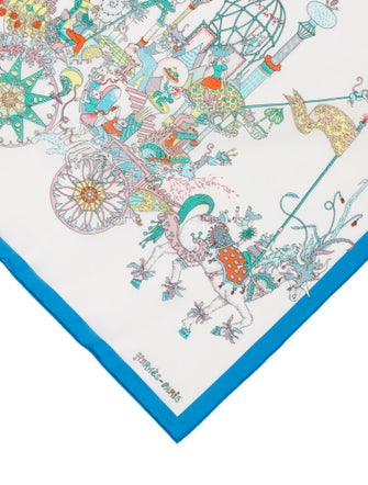Hermès La Folle Parade Zoom Scarf