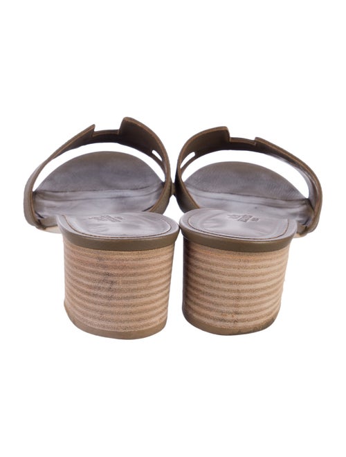 Hermès Oasis Leather Slides