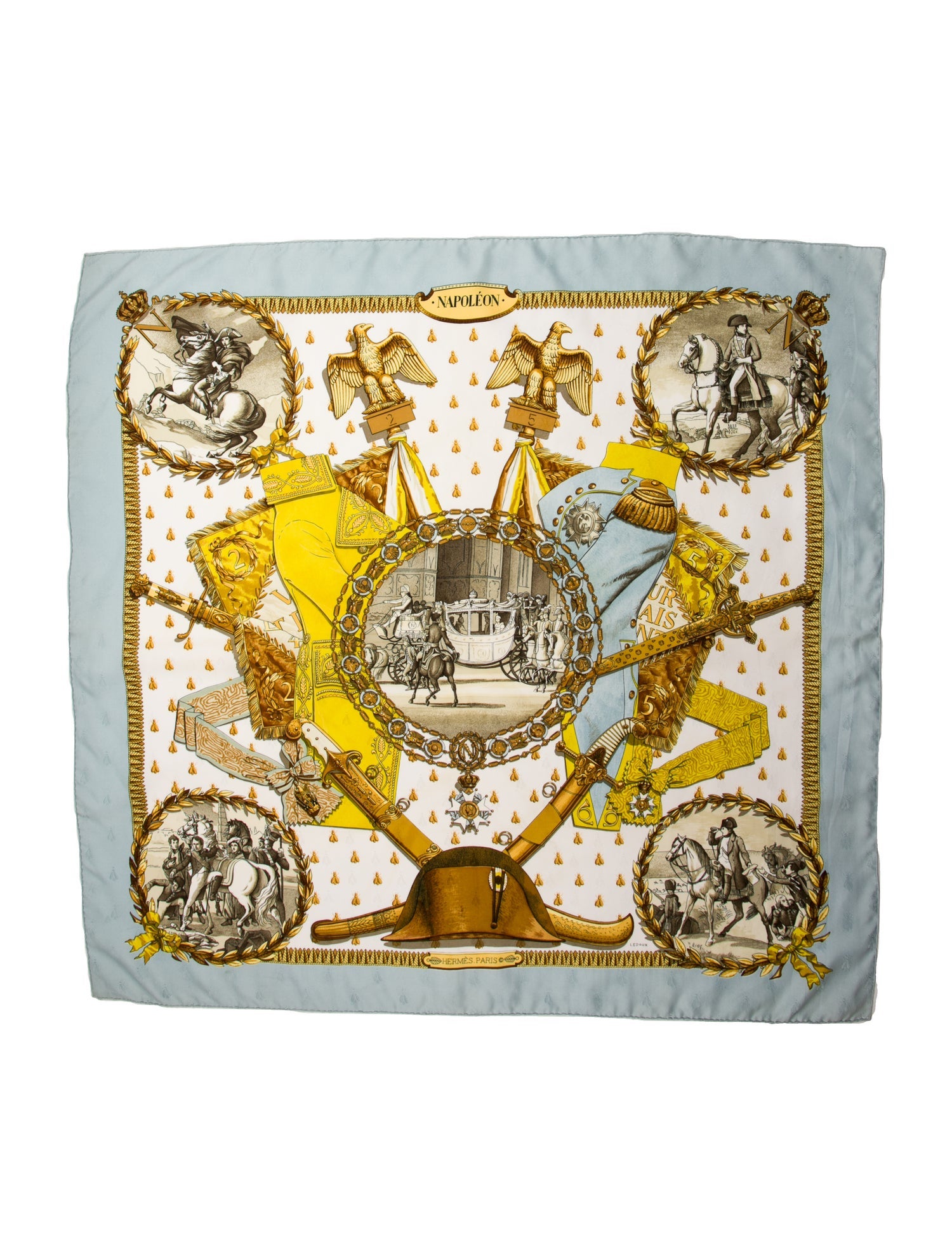 Hermès Napoléon Jacquard Silk Scarf