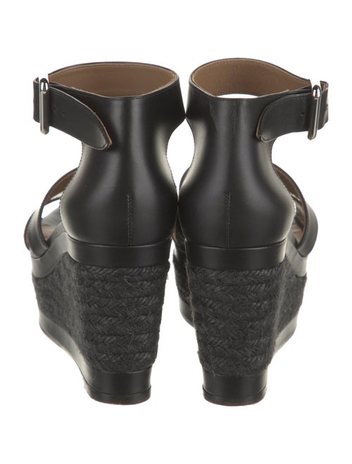 Hermès Ilana Leather Espadrilles