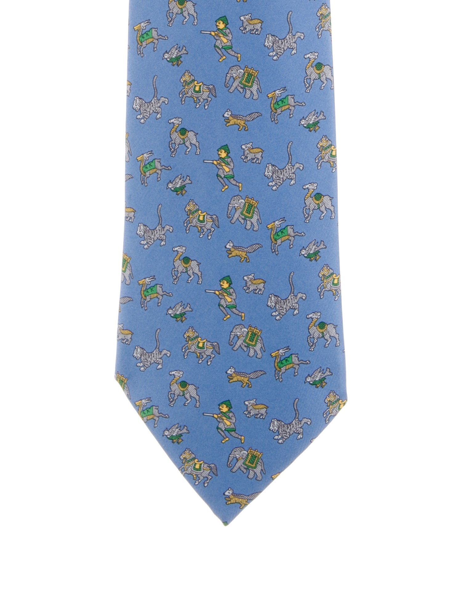 Hermès Silk Pattern Tie