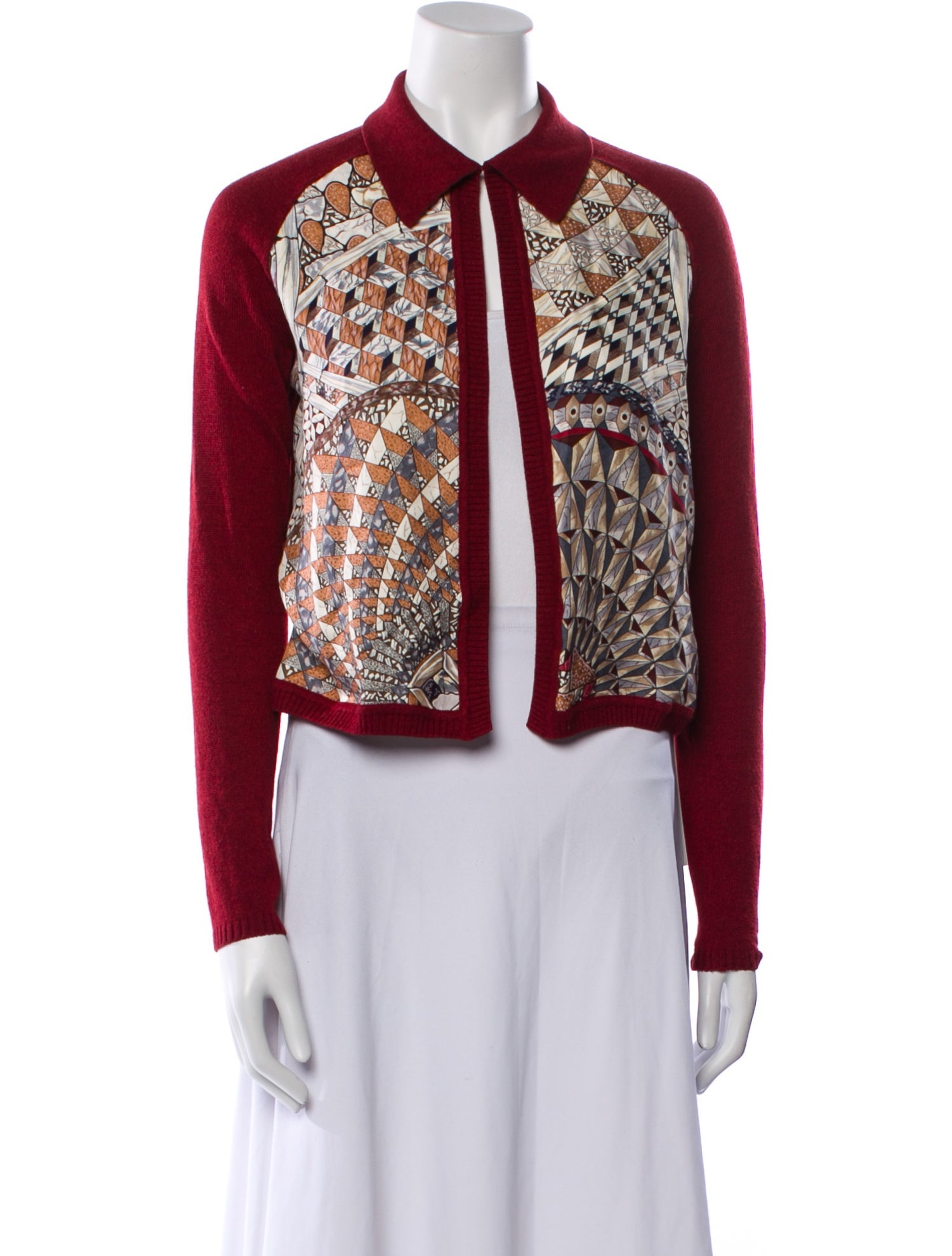 Hermès Silk Printed Sweater