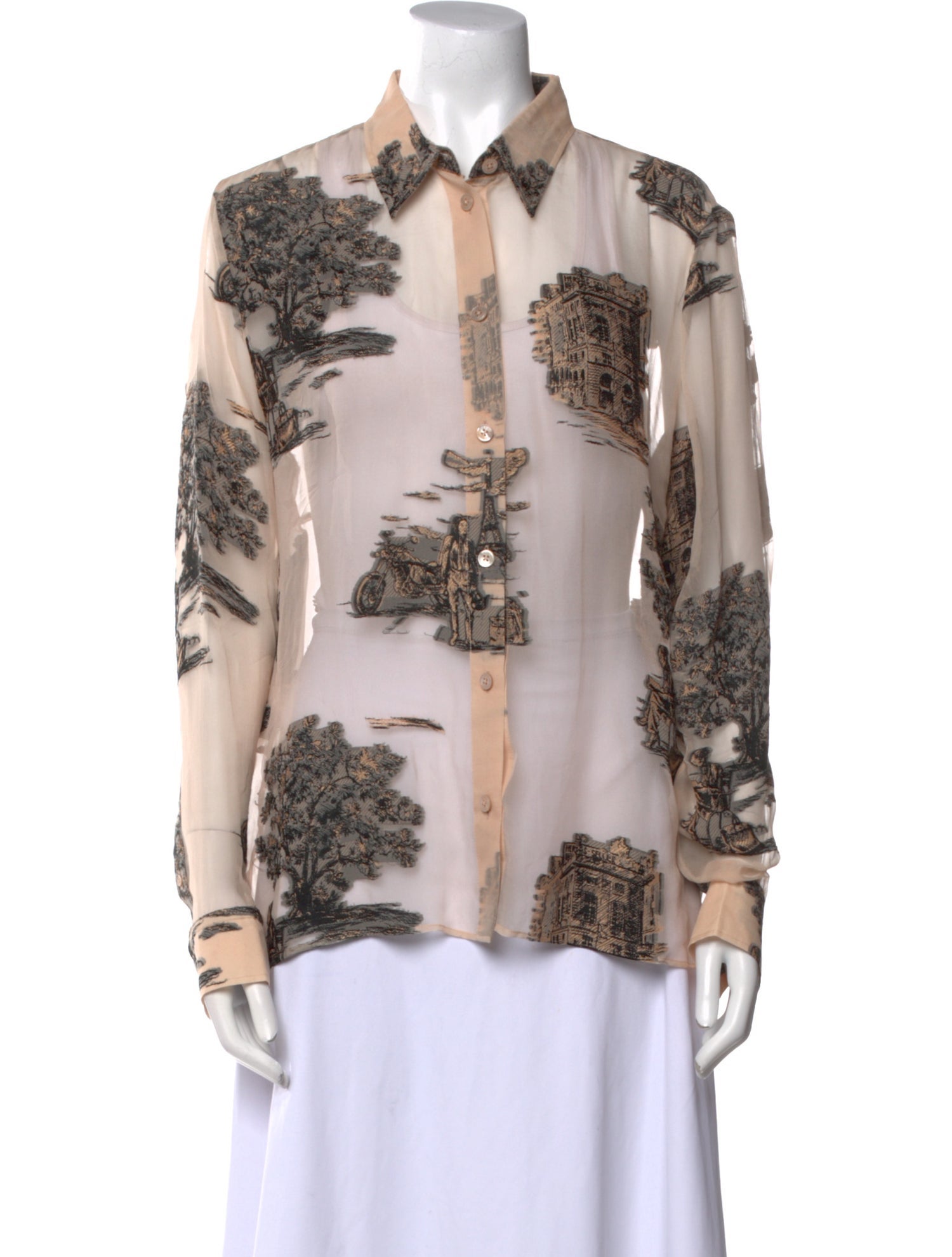 Hermès Vintage 2006 Button-Up Top w/ Tags